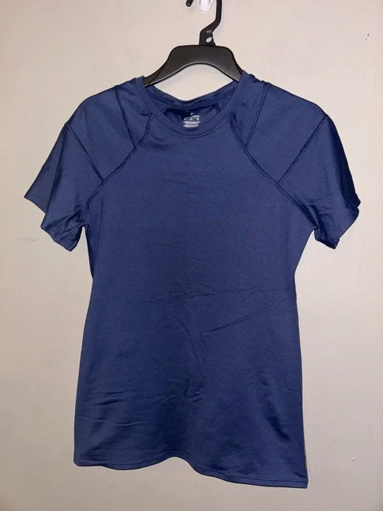 Tommy Copper Shirt - navy Shoulder Support Shirt | Women's Short Sleeve - Picture 3 of 11